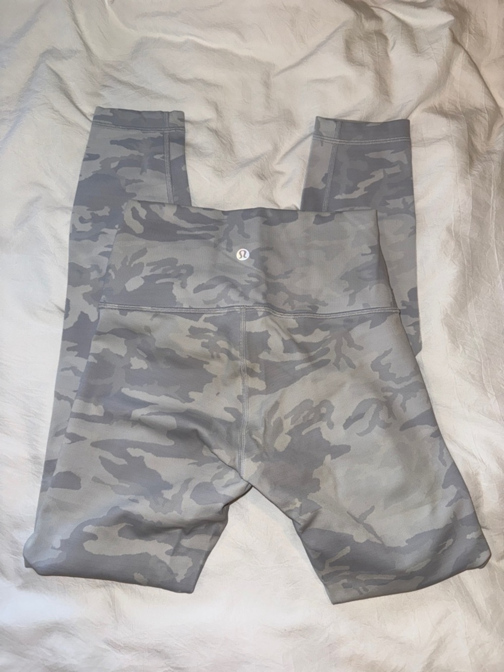lululemon athletica Woman’s Gray Camo High-Rise Leggings